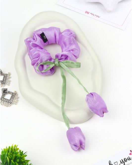 Tulip Scrunchies | Jimmy Choo | Lavender