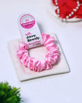 Pale Pink | Silk Satin Scrunchies | S