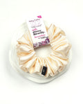 Soft Peach | Premium Silk Satin Scrunchies | L