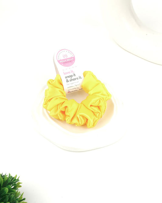 Dark Lilac | Silk Satin Scrunchies | M