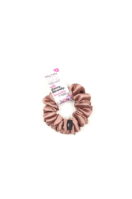 Faded Pink | Silk Satin Scrunchies |M