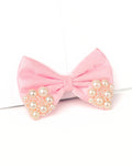 Premium satin Princess Pearl Bow