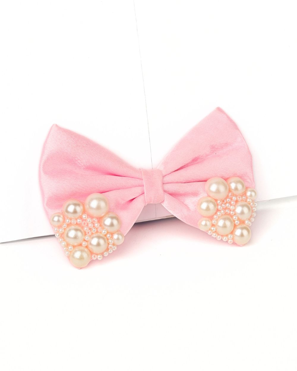 Premium satin Princess Pearl Bow