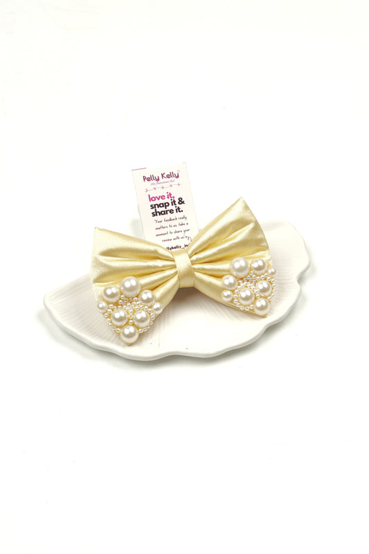 Sunset | Premium Satin | Princess Pearl Bow