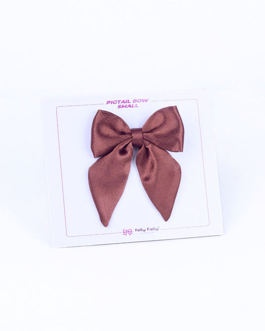 Rose Gold | Premium Silk Satin Scrunchies | Pigtail | S