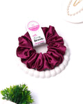 Viola Purple | Silk Satin Scrunchies | L