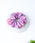 Premium Printed Satin Scrunchies | Large