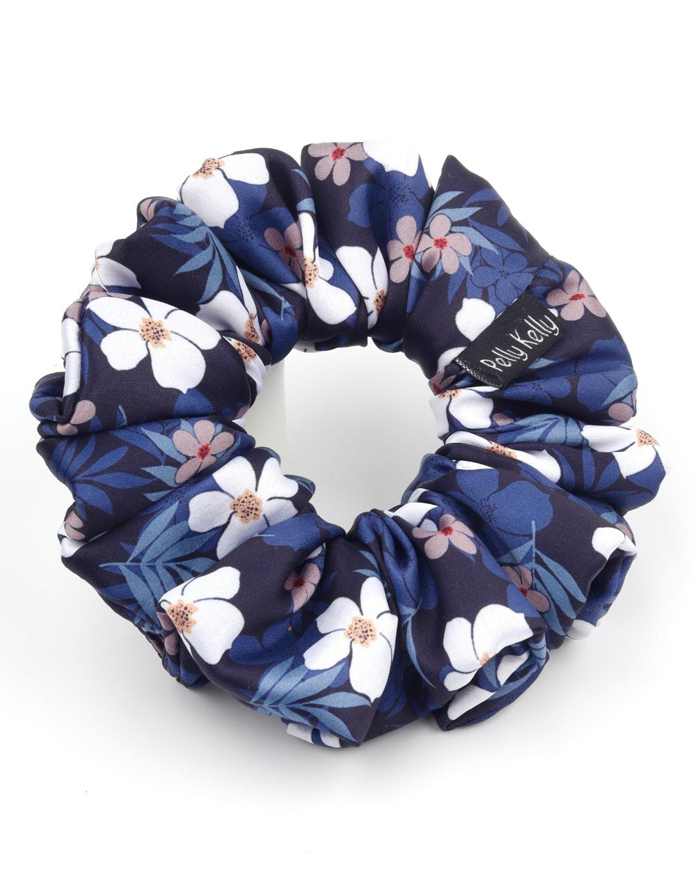 Premium Printed Satin Scrunchies | Large