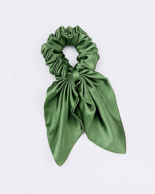 Silk Satin Bunny Scrunchie