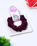 Magenta | Silk Satin Scrunchies |S
