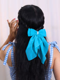 Georgette Bow |Scarf Bow With Rhinestone | Pack of  1