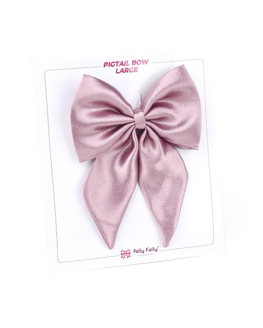 Woody Brown | Premium Silk Satin Scrunchies | Pigtail | L