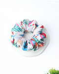 Premium Printed Satin Scrunchies | Large