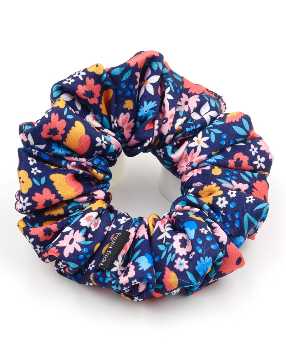 Premium Printed Satin Scrunchies | Large