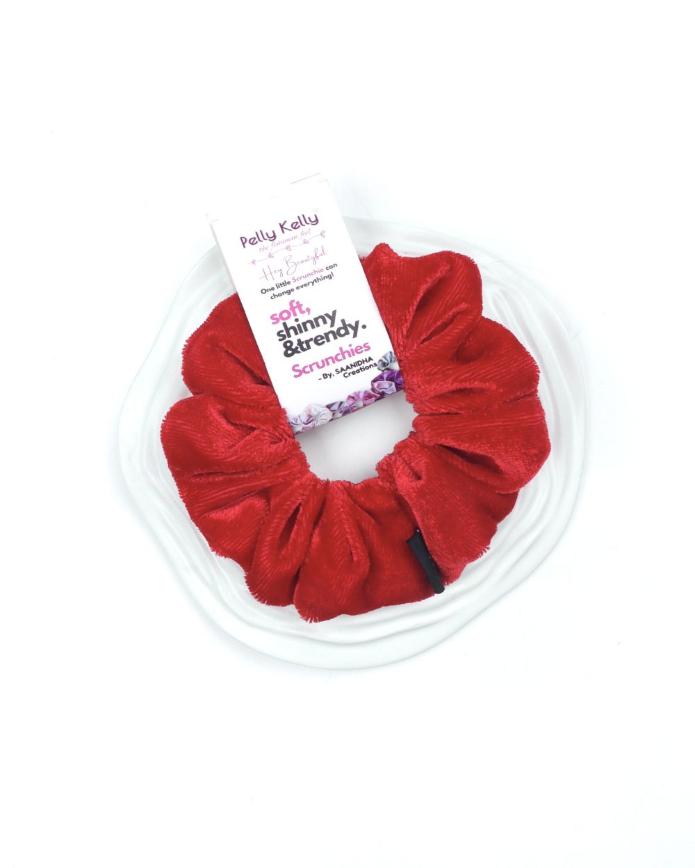 Red Oxide | Velvet Scrunchies