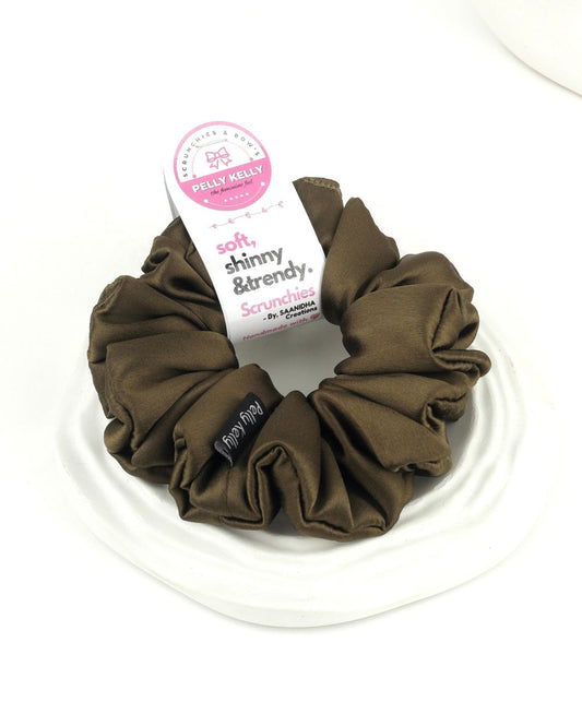 Soft Purple | Silk Satin Scrunchies | L