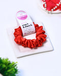Tulip Pink | Silk Satin Scrunchies | S