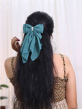 Georgette Bow |Scarf Bow With Rhinestone | Pack of  1