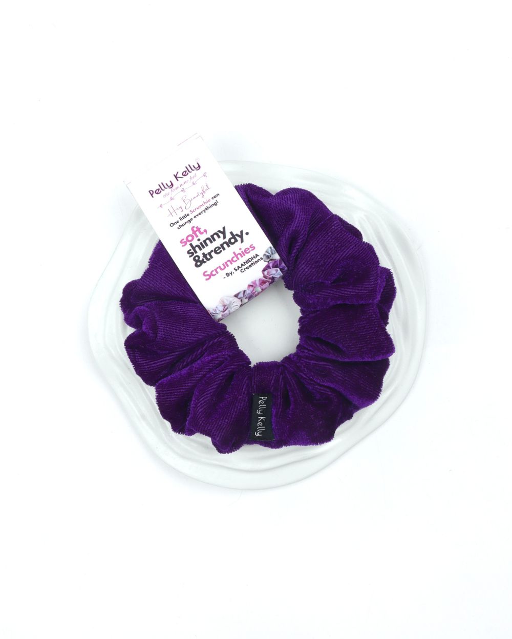 Purple | Velvet Scrunchies