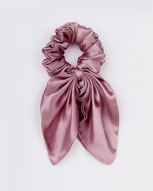 Silk Satin Bunny Scrunchie