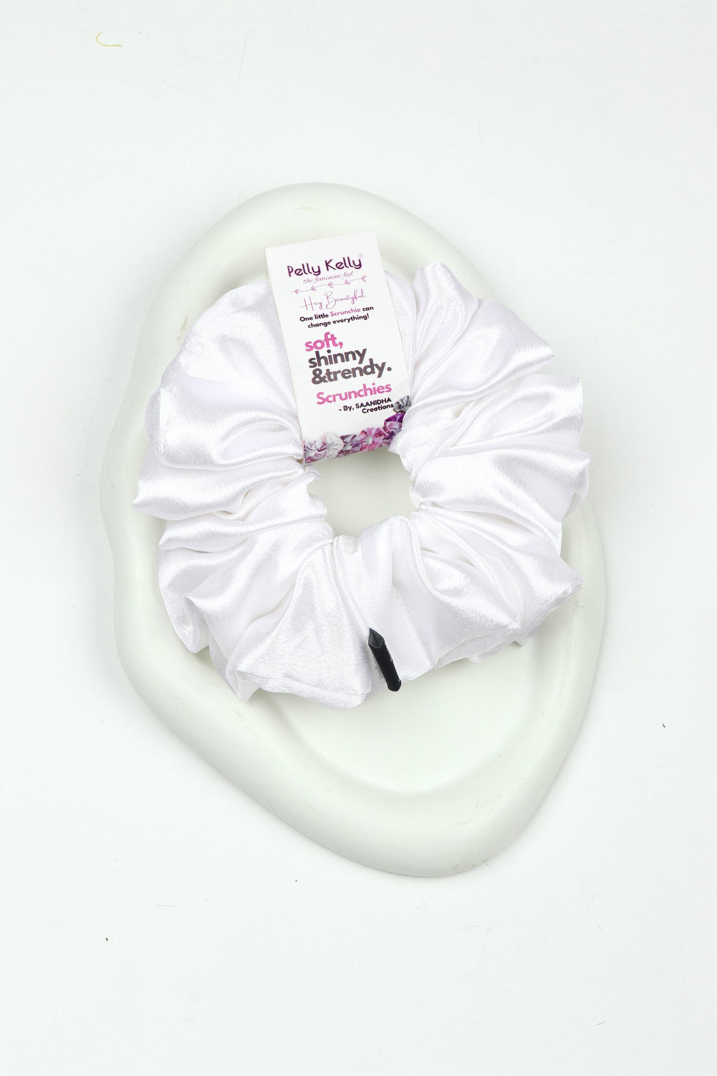Tropical Blue | Premium  Satin Scrunchies | XL