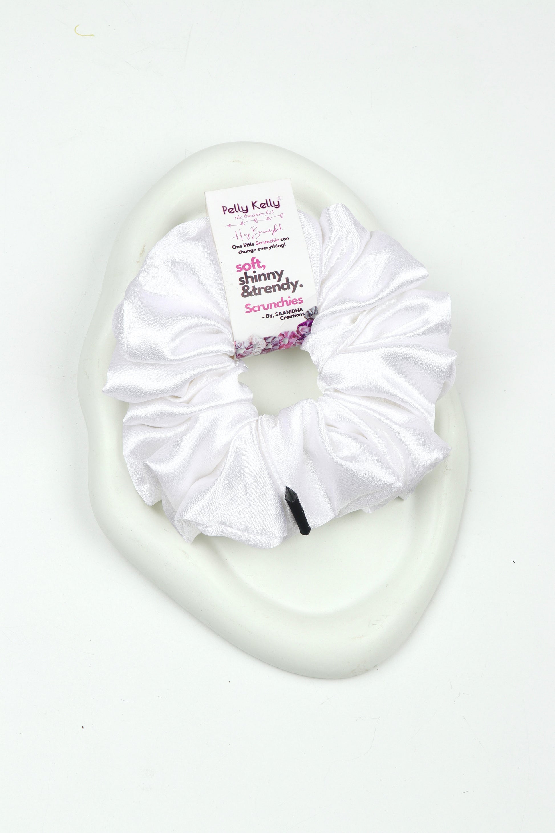 Tropical Blue | Premium  Satin Scrunchies | XL