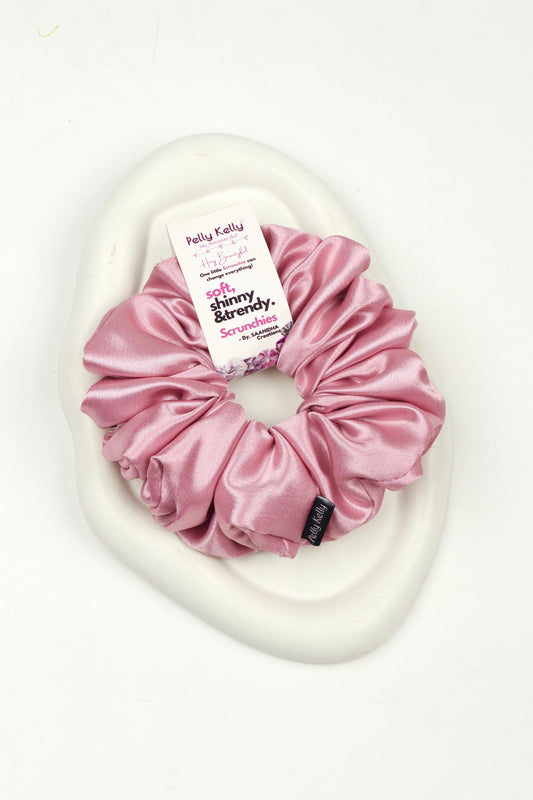 Cavern Pink | Premium  Satin Scrunchies | XL