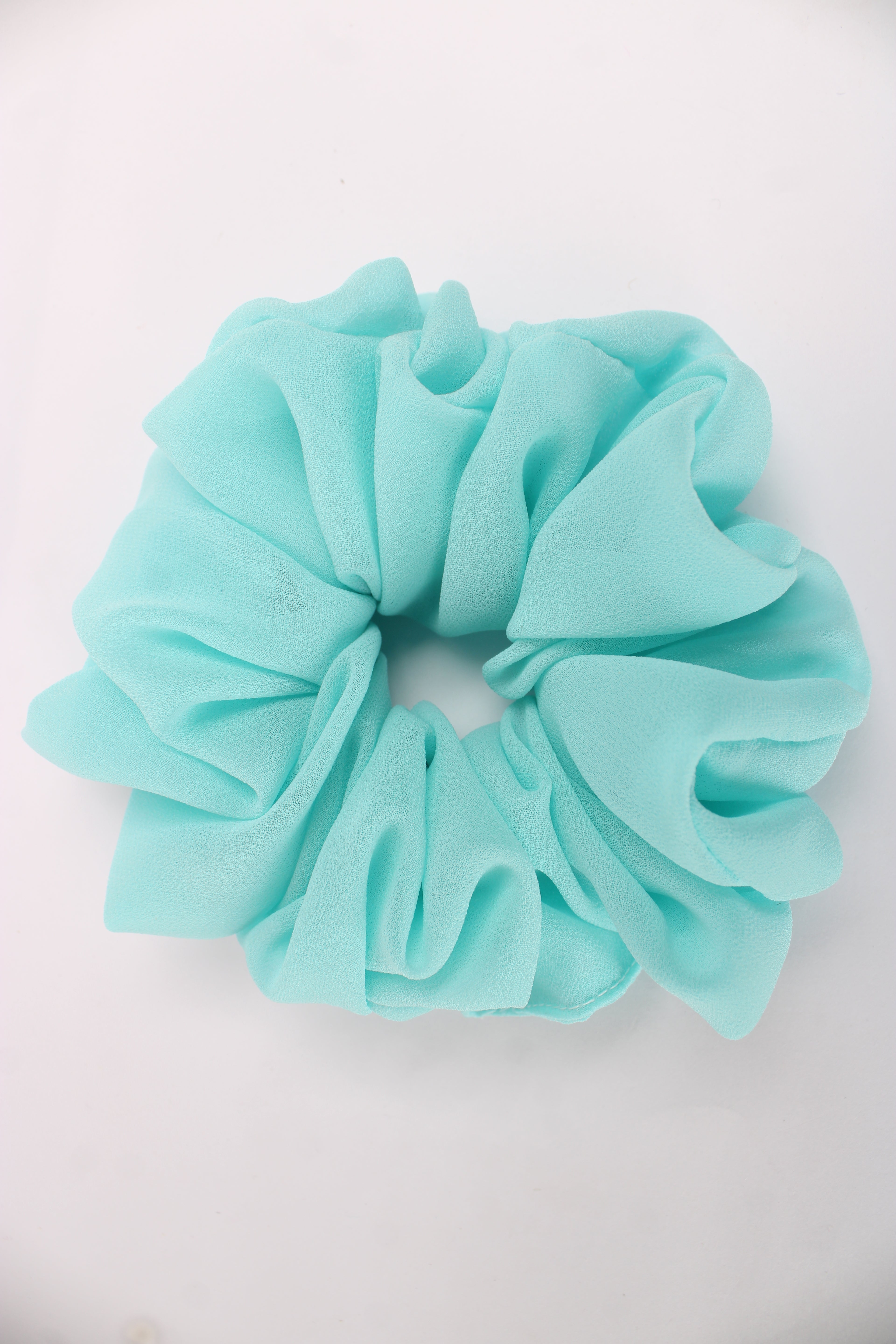 SKY BLUE | GEORGETTE SCRUNCHIE | XL