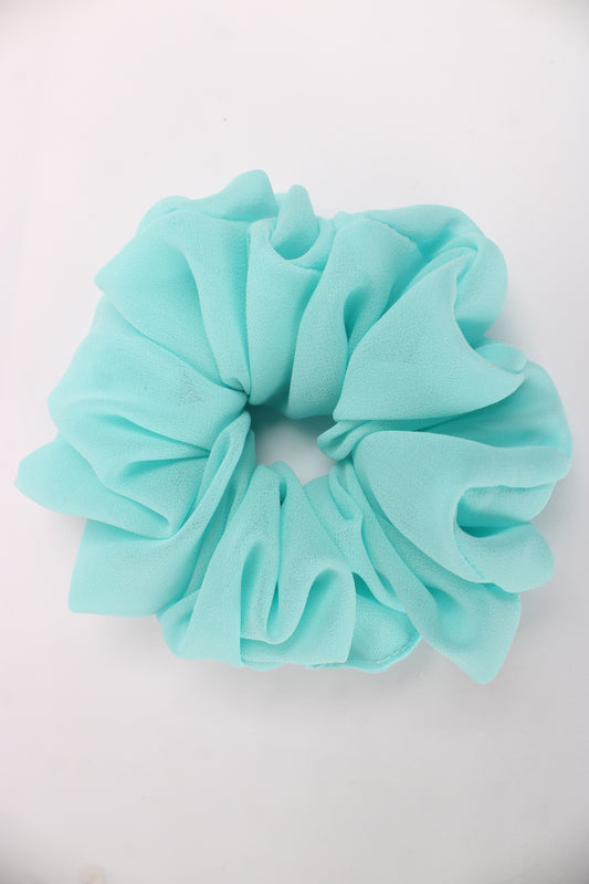SKY BLUE | GEORGETTE SCRUNCHIE | XL