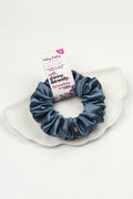 Grey Blue | Premium  Satin Scrunchies | M