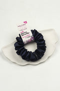 Navy Blue | Premium Satin Scrunchies | M