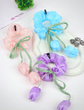 Tulip Scrunchies set of 3