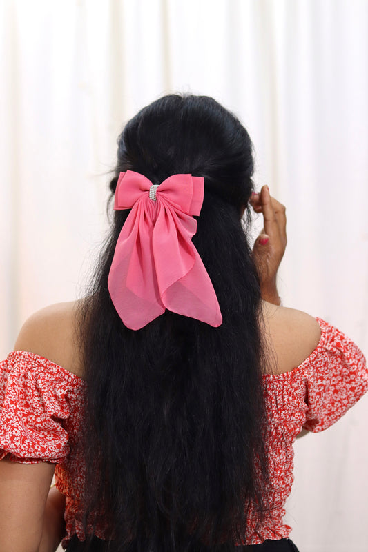 Georgette Bow | Scarf Bow | Pack of 1