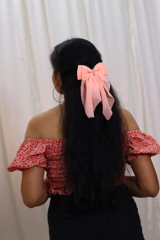 Georgette Bow | Scarf Bow | Pack of 1