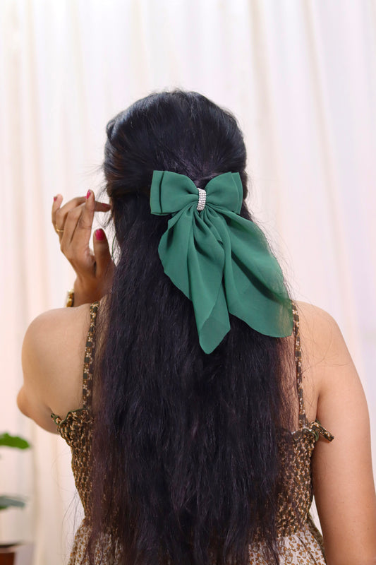 Georgette Bow | Scarf Bow | Pack of 1