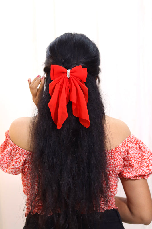 Georgette Bow | Scarf Bow | Pack of 1