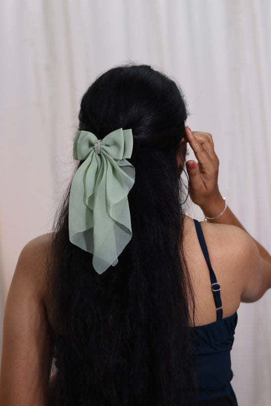 Georgette Bow | Scarf Bow | Pack of 1