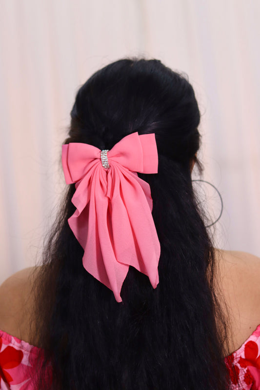 Georgette Bow | Scarf Bow | Pack of 1