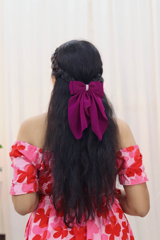 Georgette Bow | Scarf Bow | Pack of 1