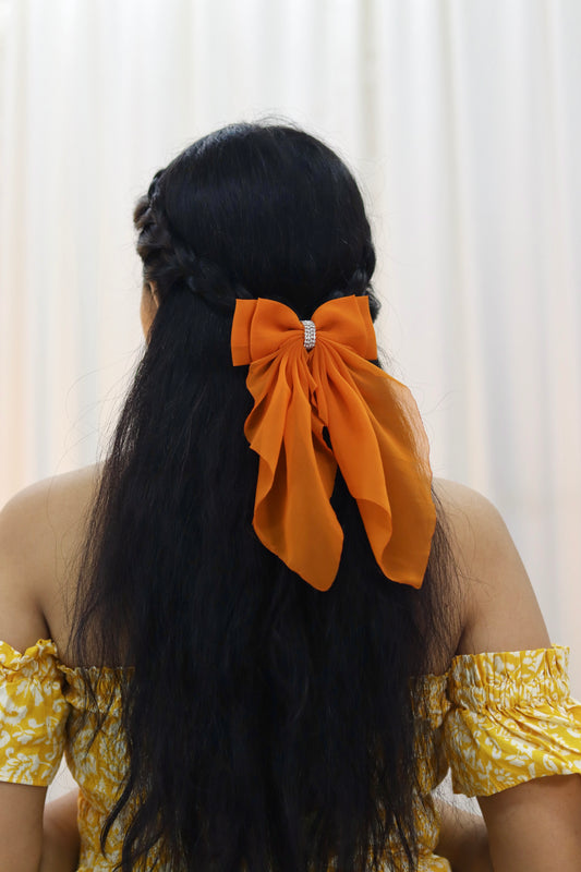 Georgette Bow | Scarf Bow | Pack of 1