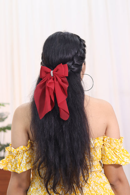 Georgette Bow | Scarf Bow | Pack of 1